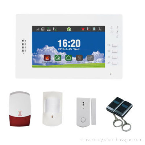 Wireless Full Touch Color Screen Alarm System